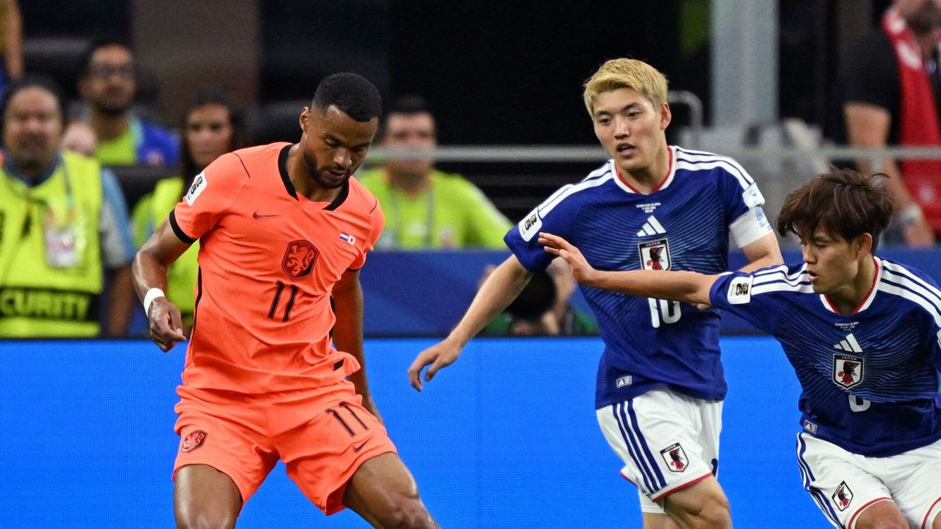 Cody Gakpo, en el encuentro del pasado domingo frente a Japón (Foto: elconfidencial.com)